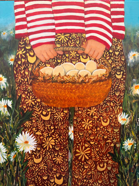 Egg basket, Limited edition print